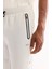 Erkek Açık Gri Beli Lastikli Bağcıklı Bi-Stretch Regular Fit Eşofman Altı A52Y3416 4