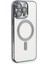 Newface iPhone 15 Pro Kılıf Kross Magneticsafe Kapak - Titan Gri 2
