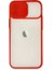 Newface iPhone 11 Kılıf Palm Buzlu Kamera Sürgülü Silikon - Kırmızı 2