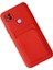 Newface Xiaomi Redmi 9c Kılıf Kelvin Kartvizitli Silikon - Kırmızı 3