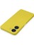 Newface Vivo Y16 Kılıf Nano Içi Kadife Silikon - Sarı 4