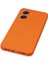 Newface Vivo Y16 Kılıf Nano Içi Kadife Silikon - Turuncu 5