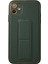 Newface iPhone 12 Kılıf Coco Deri Standlı Kapak - Yeşil 1