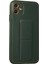 Newface iPhone 12 Kılıf Coco Deri Standlı Kapak - Yeşil 2