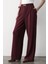 Kadın Likralı Toka Kemer Detaylı Lastikli Palazzo Pantolon 2
