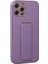 Newface iPhone 12 Pro Kılıf Coco Deri Standlı Kapak - Lila 2