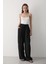 Kadın Beli Lastikli Bol Paça Palazzo Pantolon 2