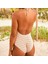 Wavy Stripe One Piece Kadın Mayo 9