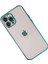 Newface iPhone 12 Pro Max Kılıf Razer Lensli Silikon - Yeşil 3