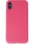 Newface iPhone x Kılıf First Silikon - Pembe 1