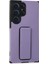 Newface Samsung Galaxy S23 Ultra Kılıf Mega Standlı Silikon - Lila 1
