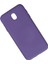 Newface Samsung Galaxy J7 Pro / J730 Kılıf Nano Içi Kadife Silikon - Mor 2