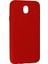 Newface Samsung Galaxy J7 Pro / J730 Kılıf Nano Içi Kadife Silikon - Kırmızı 3