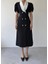 Reta Düğme Detaylı Elbise 2