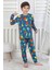 Renkli Geometrik Şekilli Erkek Çocuk Pijama Takımı 2