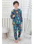 Renkli Geometrik Şekilli Erkek Çocuk Pijama Takımı 3