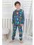 Renkli Geometrik Şekilli Erkek Çocuk Pijama Takımı 5