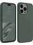 Newface iPhone 15 Pro Kılıf First Silikon - Koyu Yeşil 1