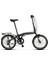 2036 Foldıng Katlanır Bisiklet V 20 Jant 6 Vites Black Antracite Gold 1