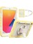 Newface iPad 10.2 (7.nesil) Kılıf Strap New Tablet Kapak - Sarı 1