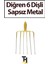 Dirgen 6 Dişli Sapsız Metal 1