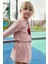 Kız Çocuk Sweatshirt Elbise – Pembe 1