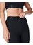 Kadın Koşu Tayt Power 7/8 Elastic Waist Gym Leggings Siyah 6