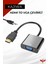 HDMI To VGA Görüntü Kablosu (Sesli) Monitör-Pc Kablosu 1