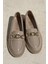 Kasto Rugan Bej Kadın Loafer 2