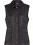 Kadın Slim Fit Kapitone Gömlek Yaka Yelek - Siyah 5