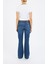 Kadın Ispanyol Paça Regular Fit Jean Pantolon - Mavi 2