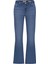 Kadın Ispanyol Paça Regular Fit Jean Pantolon - Mavi 3