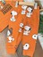 Animal Baskılı %100 Pamuk Yumuşak Doku Erkek Bebek Pijama Takımı 2