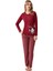 Kadın Bordo Pijama Takım 3445-S 1