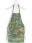Yeşil Çiçek Detaylı Mutfak Önlüğü (Keten Kumaş, Uluslararası Yıkama ve Solmama Sertifikası) 1