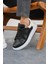Erkek Sneaker Ayakkabı Siyah/beyaz MN256 4