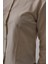 Kadın Uzun Kollu Pamuk Polyester Taş Rengi Gömlek Basic 4