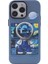 Newface iPhone 14 Pro Kılıf Prada Desenli Kapak - Prada Mavi - 1 1