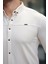 Erkek Çıtçıt Düğmeli Dikiş Detaylı Uzun Kollu Gömlek 3