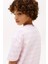 Erkek Çocuk Rahat Kesim Çizgili T-Shirt - Pembe 4