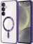 Newface Samsung Galaxy S23 Kılıf Kross Magneticsafe Kapak - Mor 1