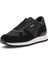 Erkek Tresa Panelli Sneaker - Siyah 1