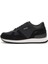 Erkek Tresa Panelli Sneaker - Siyah 2