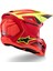 Sm3 Youth Fray Off-Road Çocuk Genç Motosiklet Kaskı Kırmızı Sarı 2