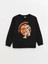 Lcw Kids Siyah Bisiklet Yaka Baskılı Uzun Kollu Erkek Çocuk Sweatshirt 1