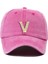 Isme Özel Yıkamalı Kep Şapka - AB01010 - Pembe 3