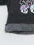 Lcw Kids Antrasit Bisiklet Yaka Baskılı Uzun Kollu Erkek Çocuk Sweatshirt 3