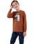 Erkek Çocuk Kahve Pijama Takımı 3516-2 2