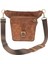 Isme Özel All In One Bel ve Bacak Çantası - %100 Deri - AC15001 - Kahverengi 3