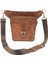 Isme Özel All In One Bel ve Bacak Çantası - %100 Deri - AC15001 - Kahverengi 4